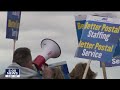 Postal workers protest staffing, working conditions