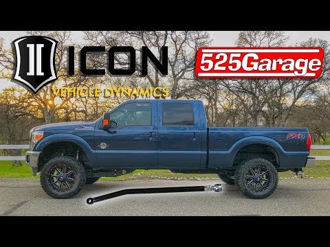 525Garage // Icon Vehicle Dynamics // Adjustable Track Bar // Ford F250 Super Duty