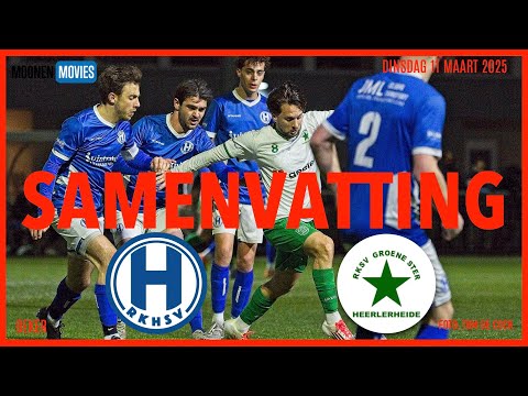 🔥🏆 SAMENVATTING BEKERWEDSTRIJD RKHSV VS GROENE STER | TIJDSTRAF VOOR KEEPER | VOLOP DRAMATIEK