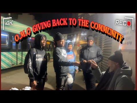 We went Downtown Detroit to "Rosa Parks Transit Center" To give back to the less fortunate