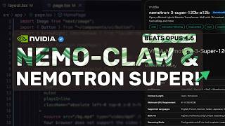 Nemotron 3 Super + NemoClaw : This one IS ACTUALLY INSANE!