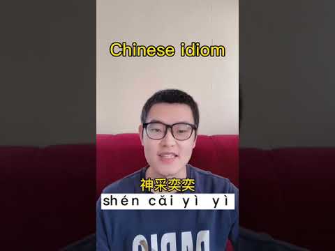 Chinese writing words|Chinese advanced vocabulary|神采奕奕