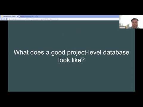Database Design for Monitoring and Evaluation at Project level