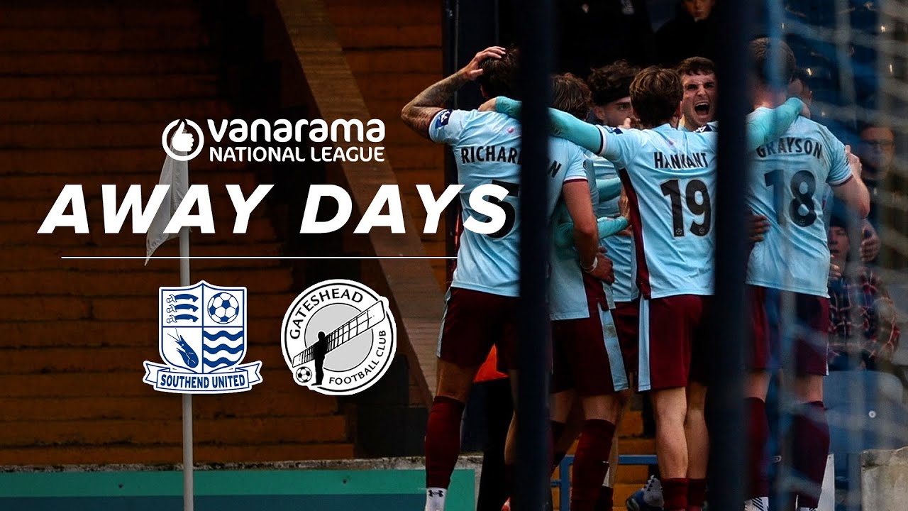 Gateshead seal FIRST EVER win at Southend! 💪 | Southend United 0-1 Gateshead | AWAY DAYS