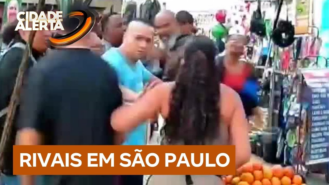 Comerciantes ‘rivais’ da zona leste de São Paulo trocam ameaças e acusações durante confusão