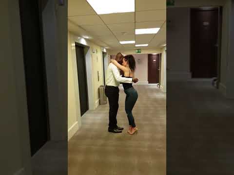 JBZ & Hina - Social Dance in Paris - I don't wanna know kizomba cover