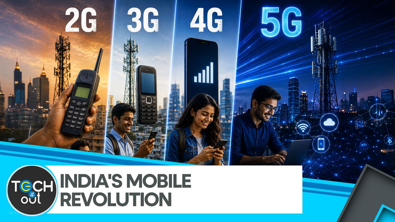 From 2G To 5G: How Mobile Technology Changed India | Tech It Out