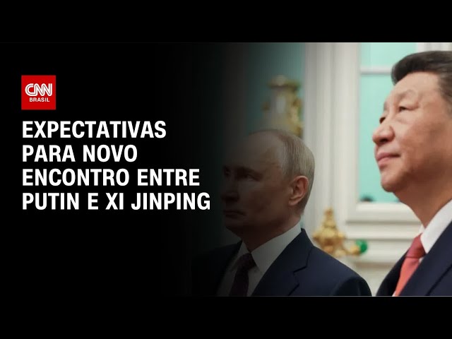 Putin se reúne com Xi Jinping na China dias após a visita de Trump | LIVE CNN