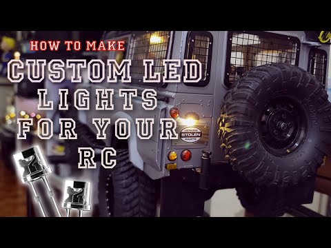 How To Make Custom LED Lights For You RC   DIY