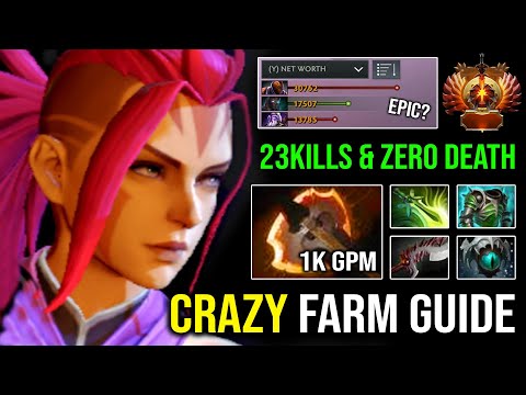 REASON Why You Don't Let 9K Anti Mage Free Farm | Crazy Gold Hack 2x Enemy Networth 23Kills DotA 2