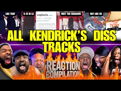 Every Kendrick Lamar’s Diss Track | ALL in ONE Ultimate Reaction Compilation