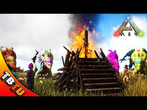 Ark: Survival Evolved Mutation Zoo E45 - PACHYRHINOSAURUS MUTATION COMPETITION AND ZOO ENCLOSURE