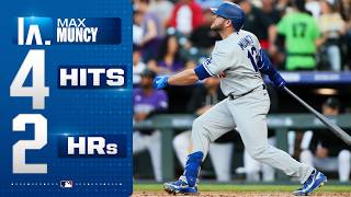 Have a GAME! Max Muncy reaches base FIVE TIMES with 4  HITS and 2 HRS! ???????? | MLB Highlights