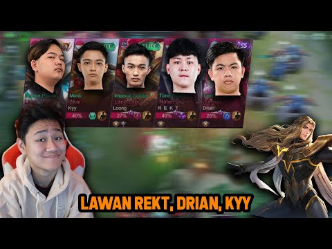 REAKSI EVOS REKT, DRIAN, KYY KETEMU LANCELOT JEJE ! GAME SENGIT KAYAK MPL - Mobile Legends