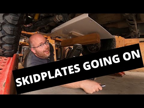 FJ Cruiser Budbuilt Skid Plates Installed