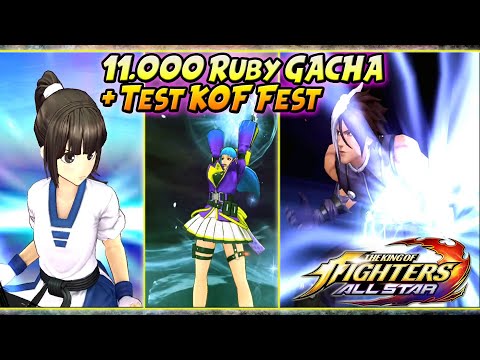 KOF ALL-STAR: 11.000 RUBY GACHA + Test NAMELESS, LADY KIM, KULA IDOL