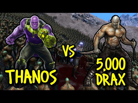 THANOS vs 5,000 DRAX | Ultimate Epic Battle Simulator