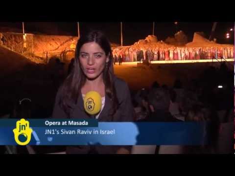 Spanish Opera 'Carmen' Plays at Masada in the Israeli Desert with Israeli Soprano Naama Goldman
