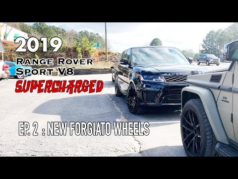 These 22" Forgiato Wheels where made for the 2019 Range Rover V8 SS