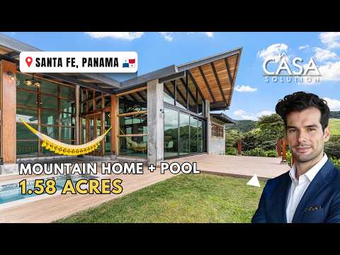 $600K Furnished Mountain Home in Santa Fe, Veraguas | Pool + 1.58 Acres | Panama Real Estate