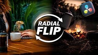Radial Flip Transition | DaVinci Resolve Fusion Tutorial Deutsch