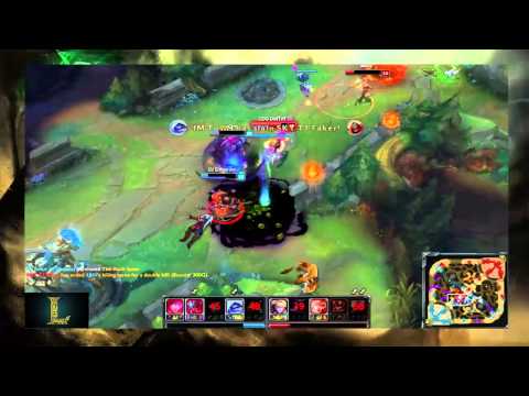 Deft EZ vs Tusin Xerath dodge play