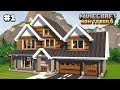 Traditional Craftsman House Large Build Minecraft Tutorial 1