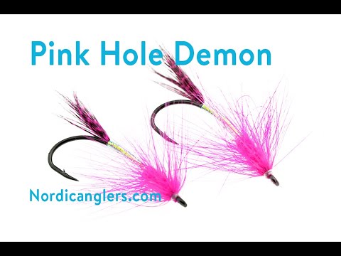 Fly Tying instruction on how to tie the Pink Big Hole Demon