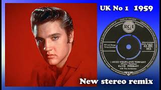 Elvis Presley - I Need Your Love Tonight - 2021 stereo remix