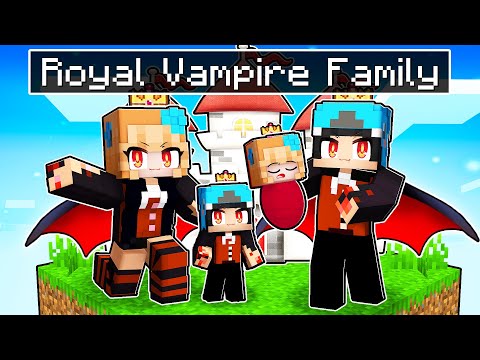 OMZ meets his ROYAL VAMPIRE family in Minecraft!