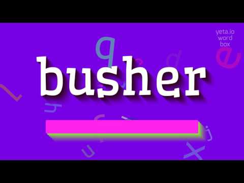 How to say "busher"! (High Quality Voices)