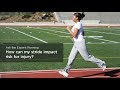 How can my stride impact risk for injury?