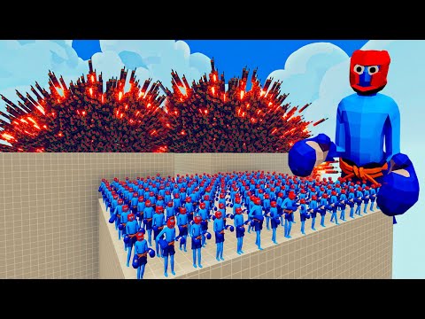100x BOXER + 1x GIANT vs 1x EVERY GOD   Totally Accurate Battle Simulator TABS