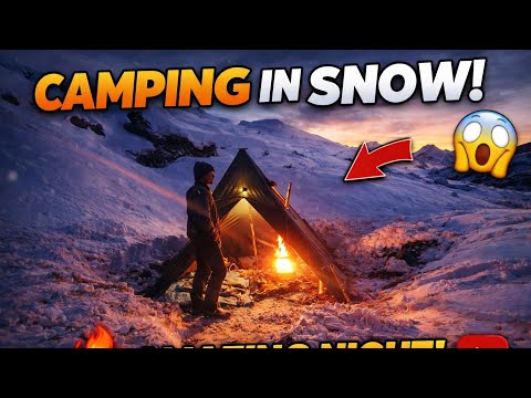 -10°C Night Alone in the Snow & Survival Test | Winter Survival