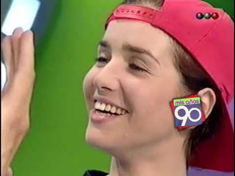 Natalia Oreiro con Marcelo Tinelli  Videomatch 1999