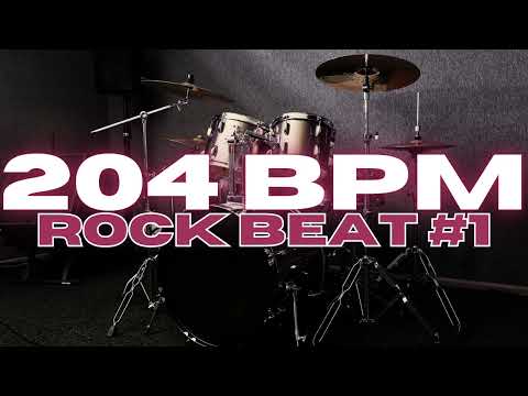 204 BPM - Rock Drum Beat - Loop 1