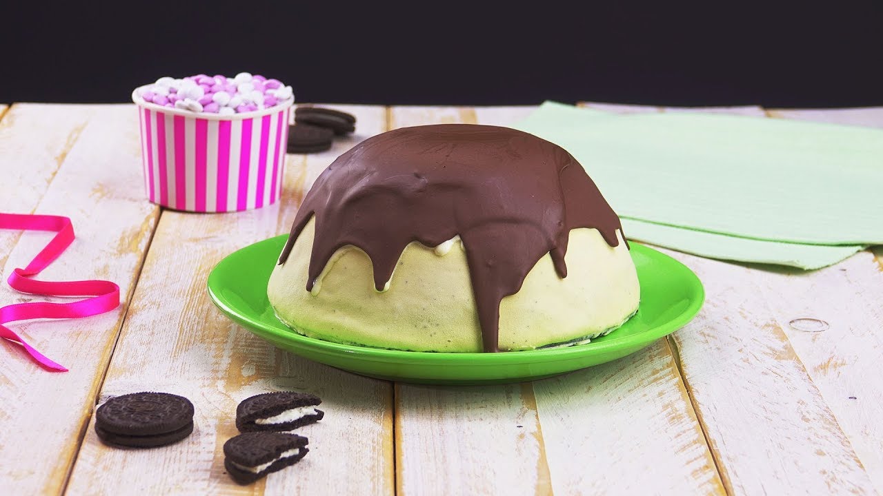 Prepare To Be Blown Away By This Triple Layer Ice Cream Bombe!