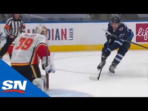 Kulikov Sets Up Ehlers With Sweet Bank Stretch Pass For A Jets Lead