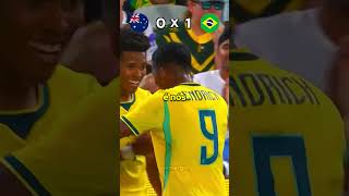 Brasil x Australia 🤣🫪 #brasil #australia #futebol #engraçado #viniciusjr