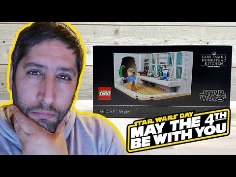 Vidéo LEGO Star Wars 40531 : La cuisine de la ferme de la famille Lars