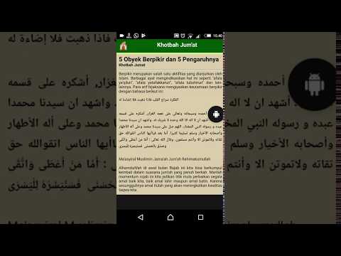 Khotbah Jumat Video