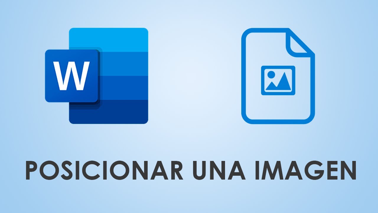 Cómo POSICIONAR una imagen dentro de una hoja en Word