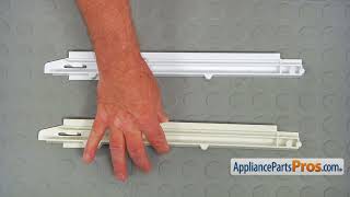 How To: GE Refrigerator Snack Pan Slide WR72X10086