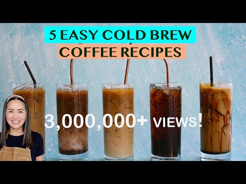 START YOUR OWN COLD BREW COFFEE BUSINESS: 5 DELICIOUS ICED COFFEE RECIPES - FOR HOME OR BUSINESS
