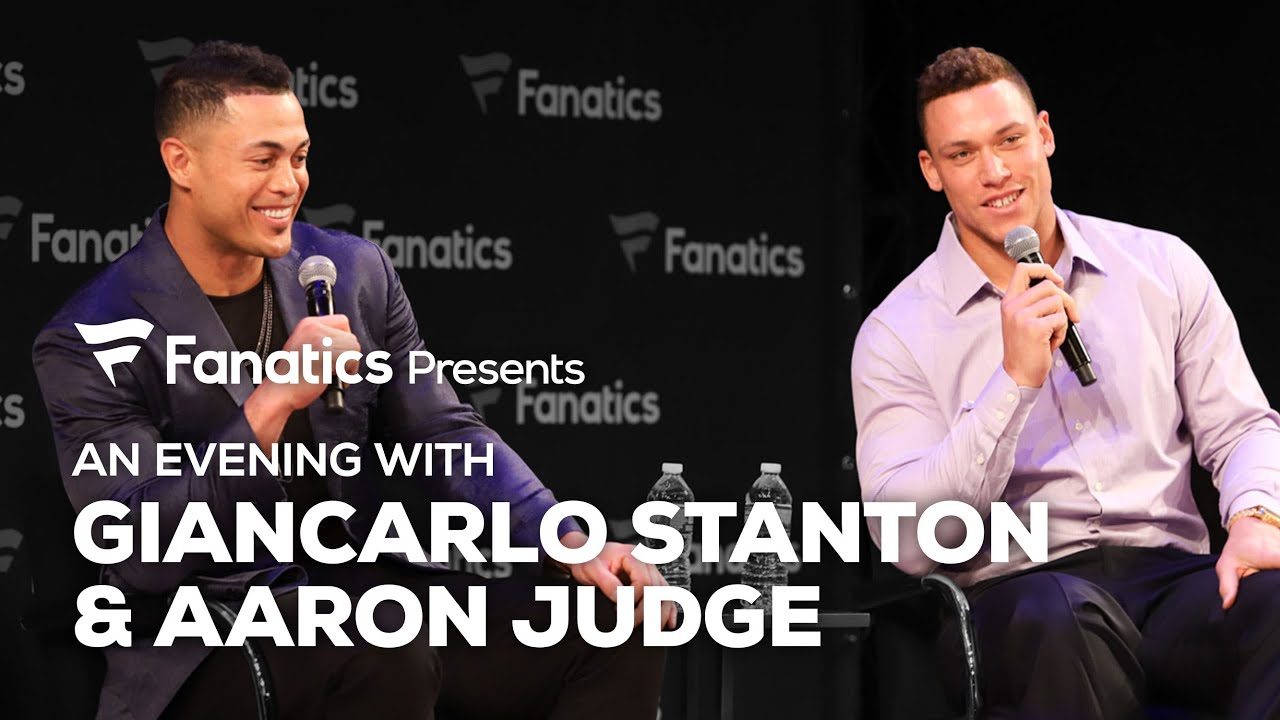 Yankees superstars Giancarlo Stanton & Aaron Judge Meet and talk to Fans | Fanatics Presents