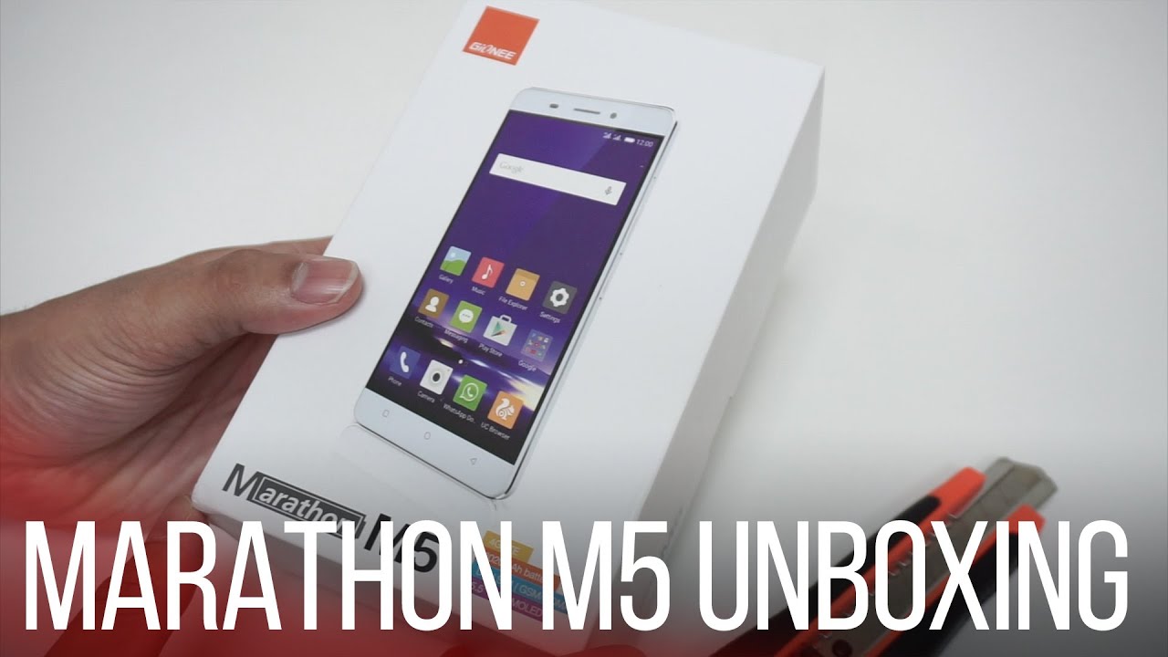 Gionee Marathon M5 Unboxing