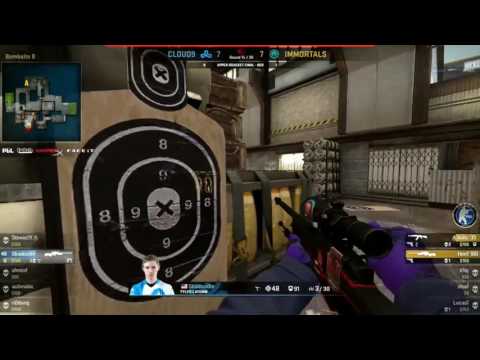 Skadoodle 1v5  clutch vs Immortals [ Americas Minor Krakow 2017 ]