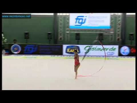 Federica Febbo Ribbon Italian Nationals 2012 Rhythmic Gymnastics