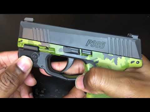 Crimson Trace LG-422G laserguard review Sig P365