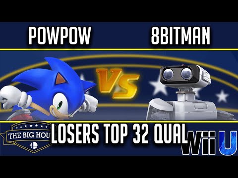 The Big House 8  LOSERS TOP 32 QUAL - InC | PowPow (Sonic) vs AMG | 8bitman (ROB)